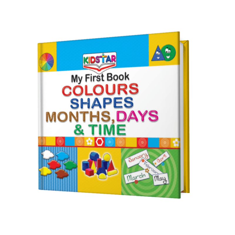 Hard Binding Kidstar Book (Colours, Shapes, Months, Days & Time)