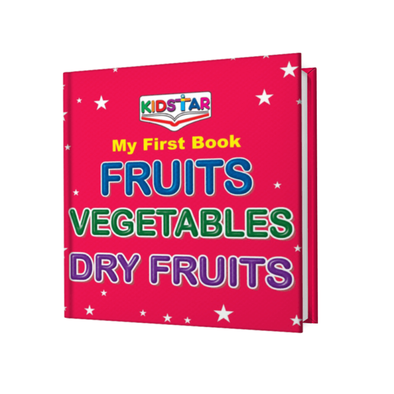 Foam Binding Kidstar Book (Fruits, Vegetables & Dry Fruits)