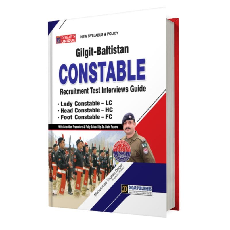 Gilgit Baltistan Constable Test Guide (English)