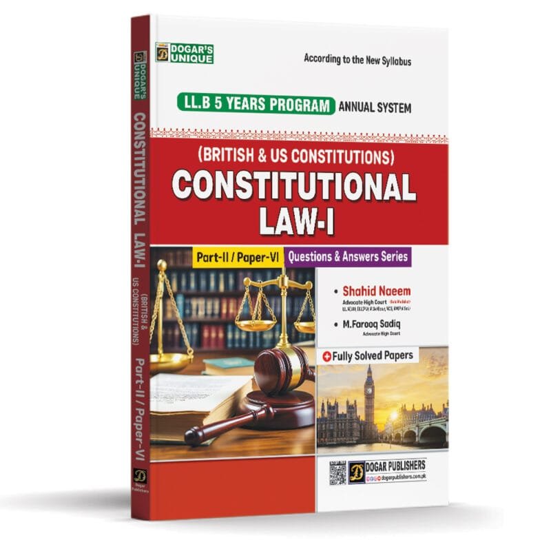 LLB Constitutional LAW-I Part 2 (5 Years Program)