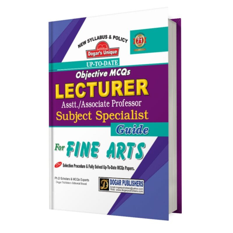 Lecturer Fine Arts Subject Specialist Recruitment Guide