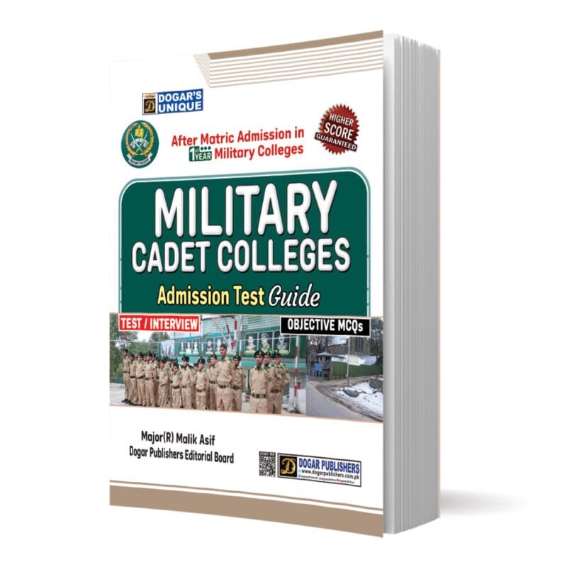 Military Cadet Colleges Admission Test & Interview Guide (After 1st Year)