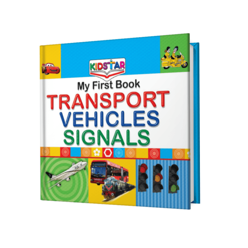 Hard Binding Kidstar Book (Transport Vehicles Signals)