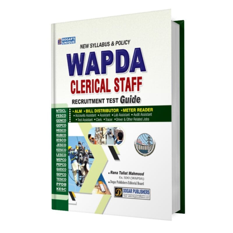 WAPDA Clerical Staff Recruitment Test Guide (For Junior Posts)