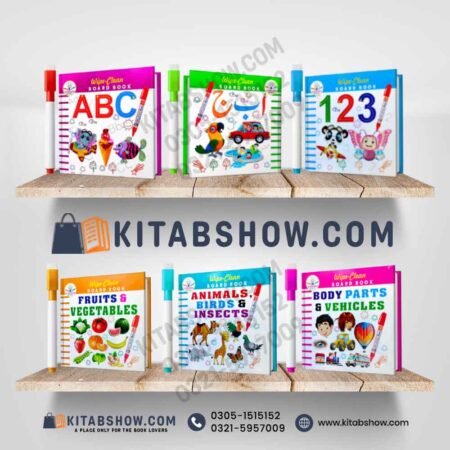 Write & Wipe Early Learning Books – Pack of 6